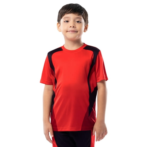 Athletic Works Boy's Short Sleeve Active Sport T-Shirt, Sizes 4-18