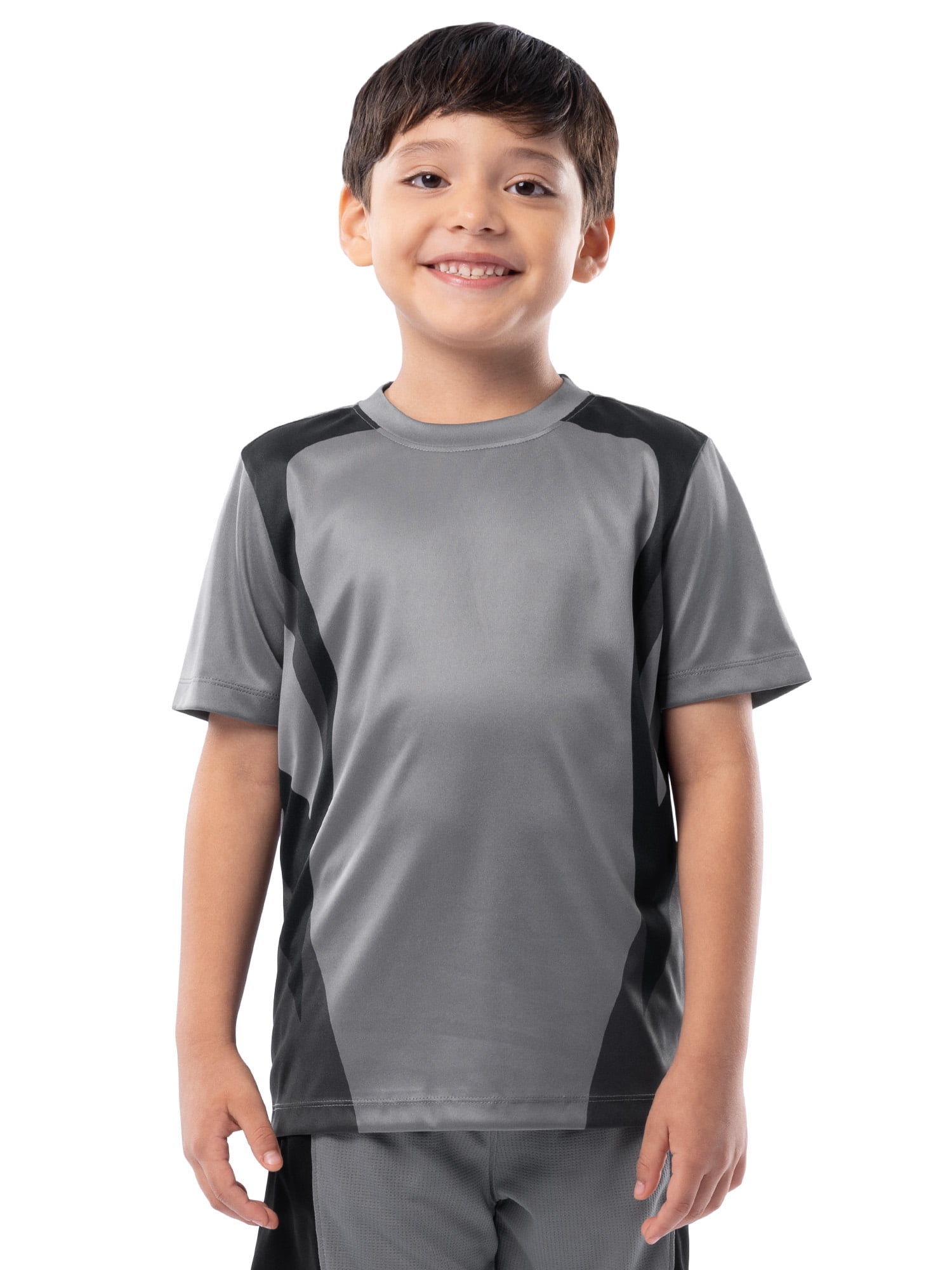Athletic Works Boy's Short Sleeve Active Sport T-Shirt, Sizes 4-18