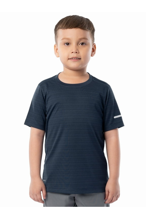 Boy's Short Sleeve Core Active T-Shirt 2-Pack, Sizes 4-18 & Husky