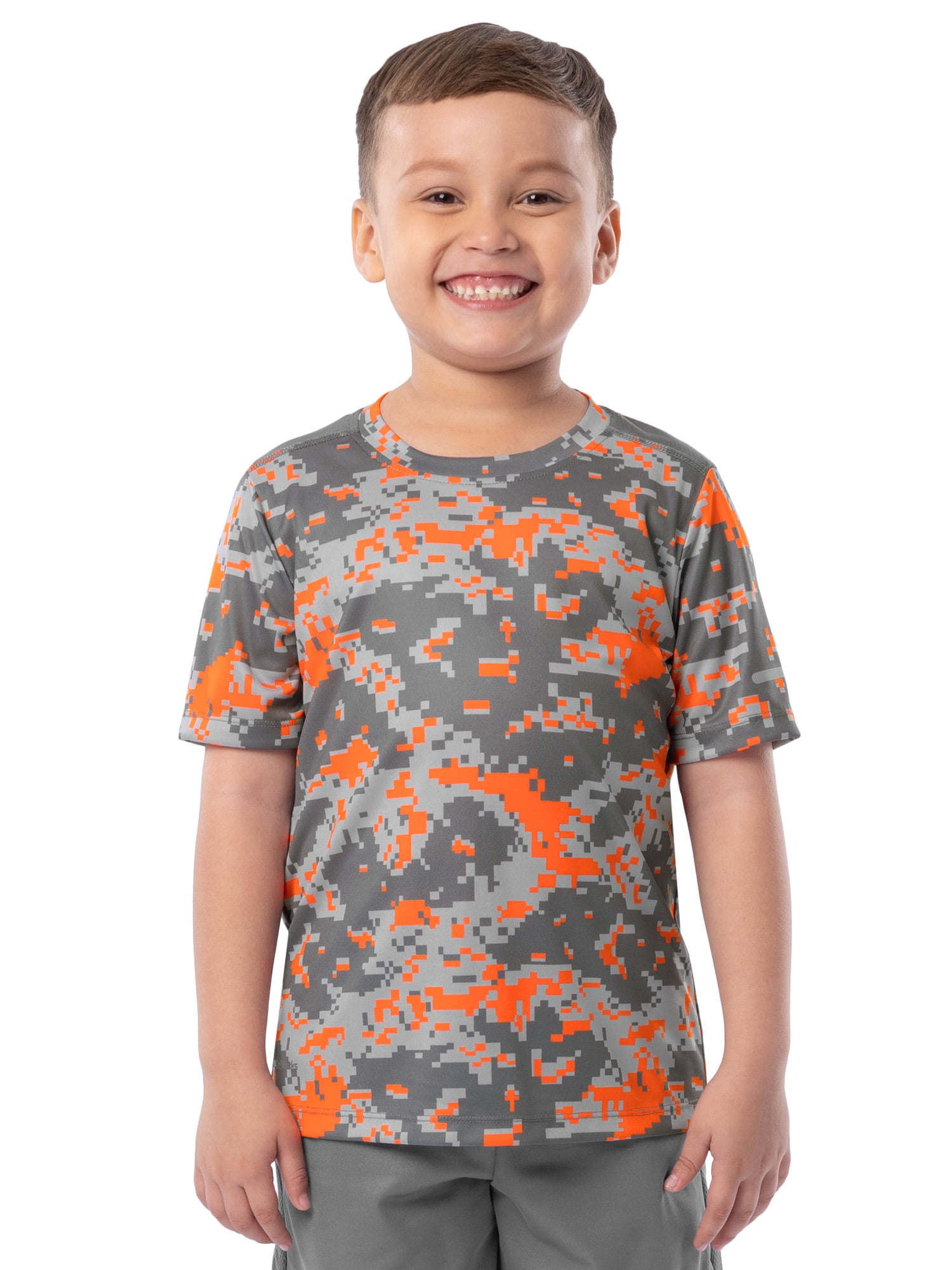 Athletic Works Boys Short Sleeve Core Active T-Shirt, Sizes 4-18 & Husky