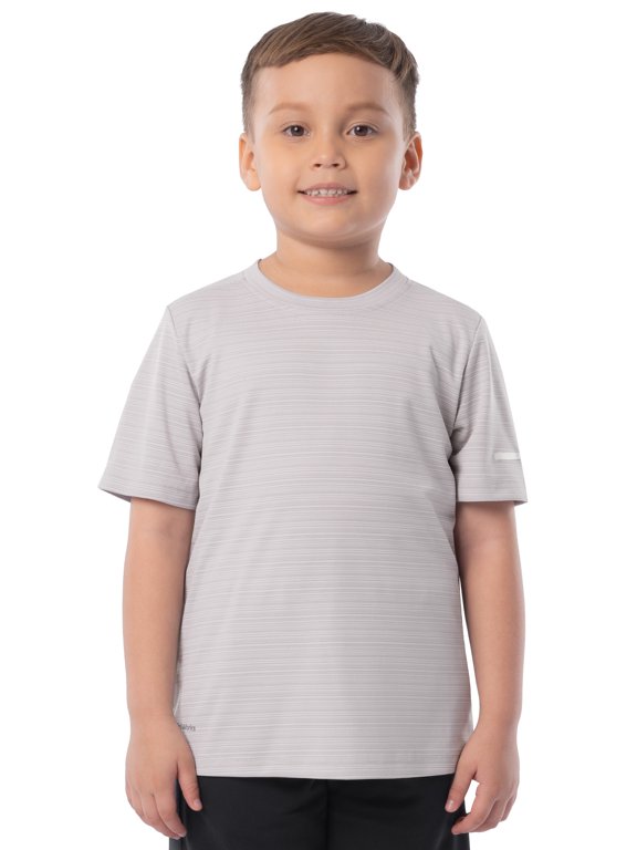 Athletic Works Boys Short Sleeve Core Active T-Shirt, Sizes 4-18 & Husky