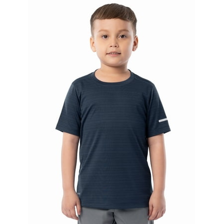Athletic Works Boys Short Sleeve Performance T-Shirt, Sizes 4-18 & Husky