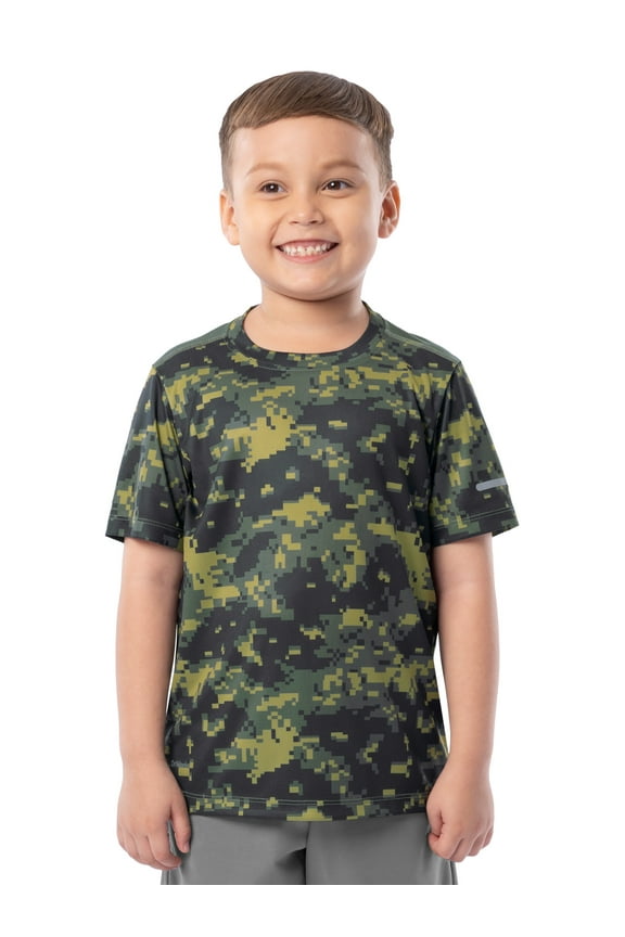Boys Short Sleeve Core Active T-Shirt, Sizes 4-18 & Husky