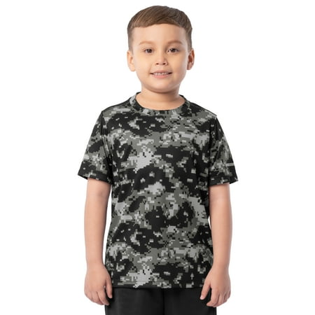 Athletic Works Boys Short Sleeve Core Active T-Shirt, Sizes 4-18 & Husky