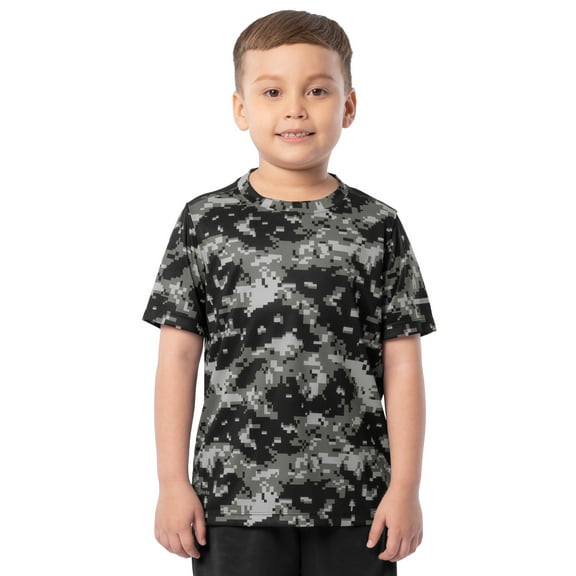 Athletic Works Boys Short Sleeve Core Active T-Shirt, Sizes 4-18 & Husky