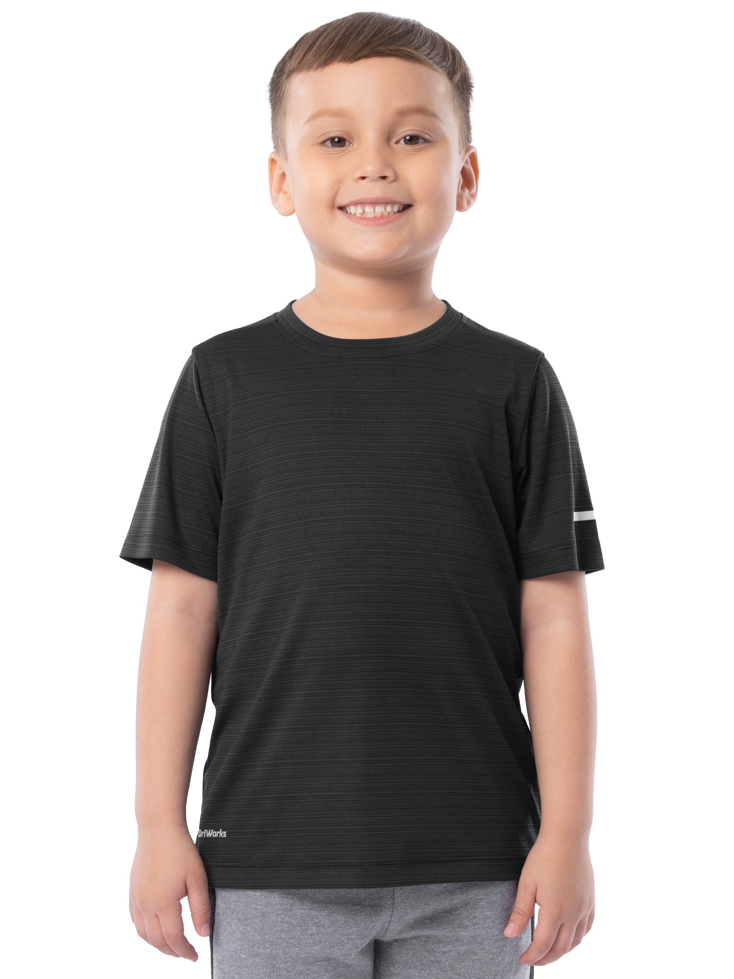 Boys Oversized Short Sleeve Crew Neck T-Shirt With Varsity Number One Logo And Elastic Waist Joggers main image 0