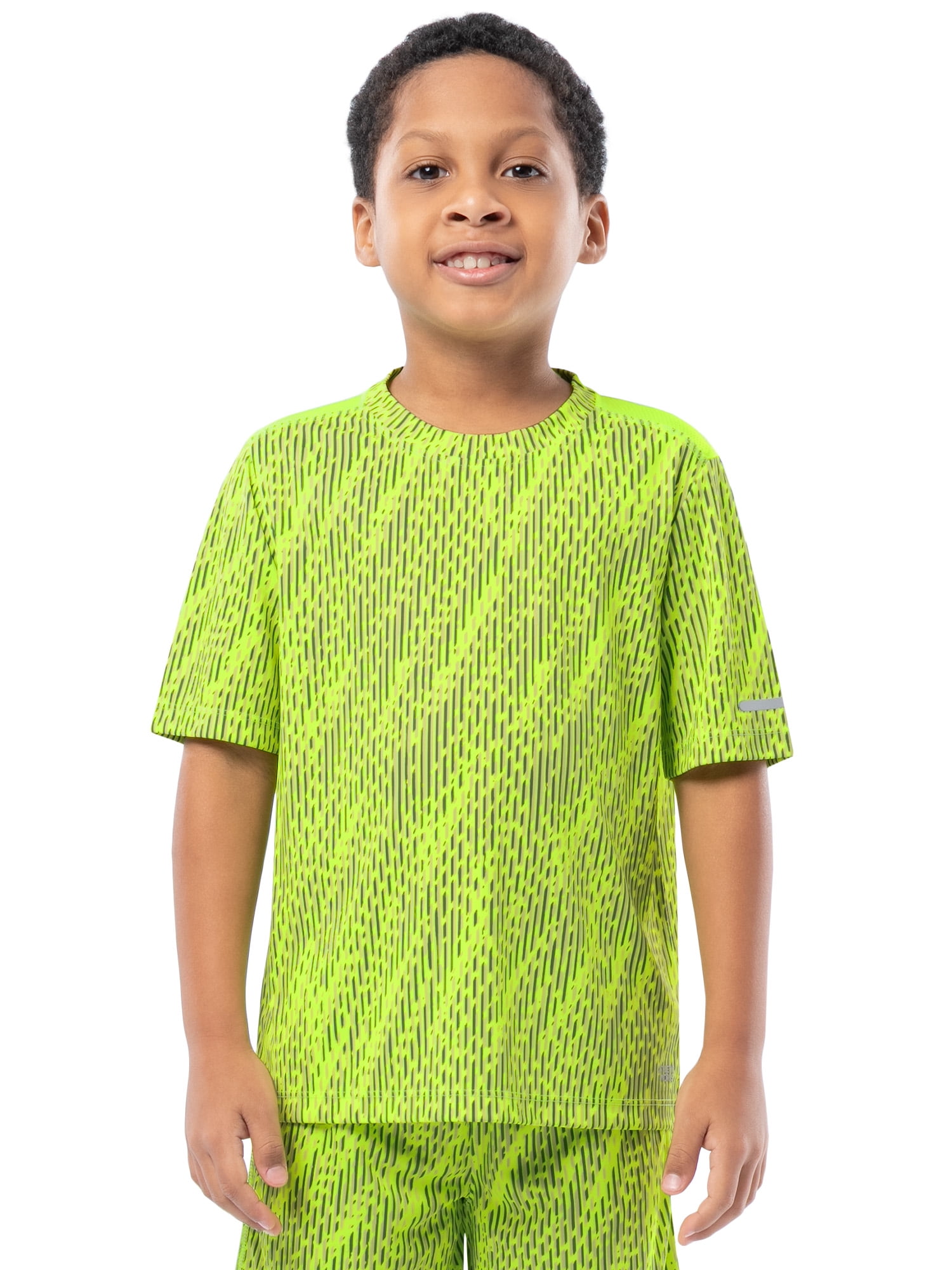 Athletic Works Boys Short Sleeve Core Performance T-Shirt, Sizes 4-18 & Husky