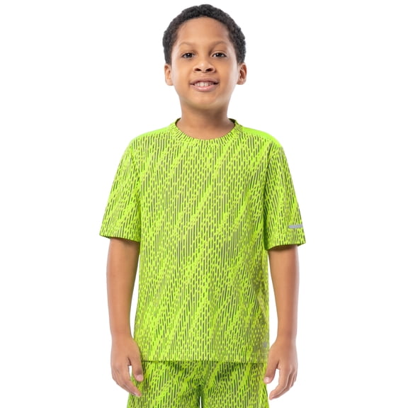 Athletic Works Boys Short Sleeve Core Performance T-Shirt, Sizes 4-18 & Husky