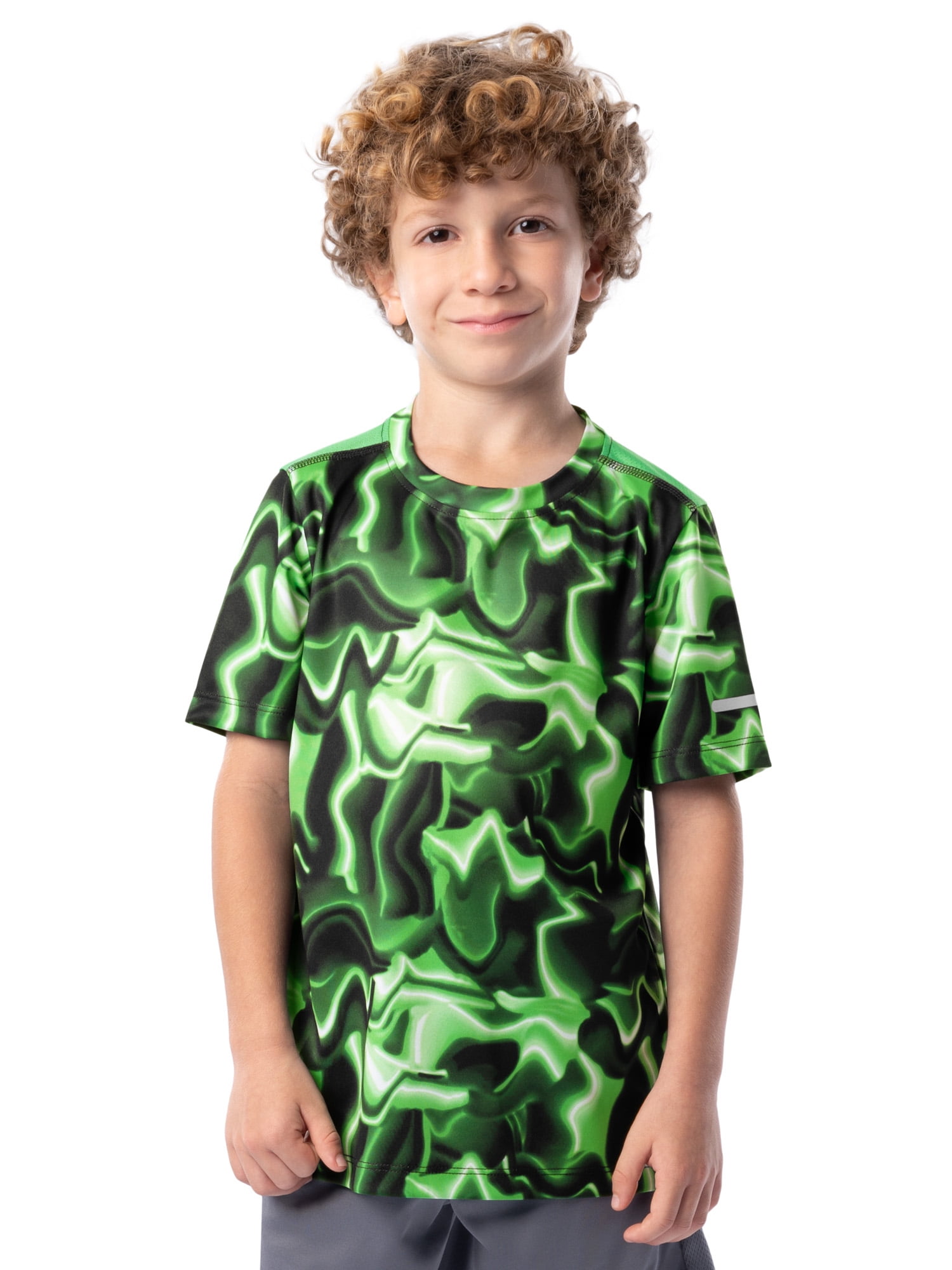 Athletic Works Boys Short Sleeve Core Tee, Sizes 4-18 & Husky