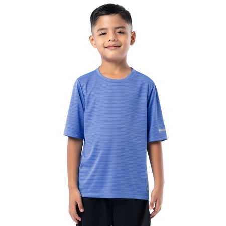 Athletic Works Boys Short Sleeve Core Performance T-Shirt, Sizes 4-18 & Husky