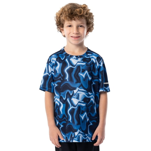 Athletic Works Boy's Short Sleeve Core Tee, Sizes 4-18 & Husky