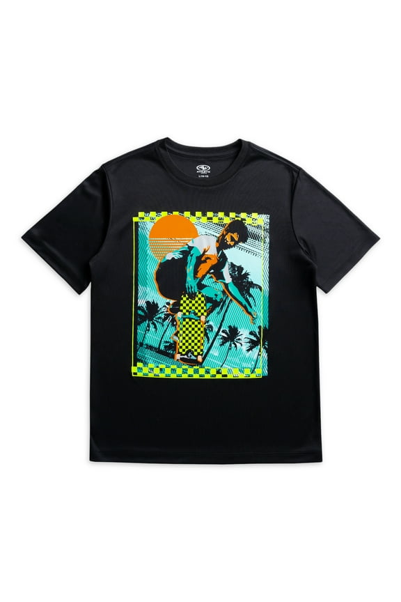 Boy's Short Sleeve Graphic T-Shirt, Sizes 4-18 & Husky