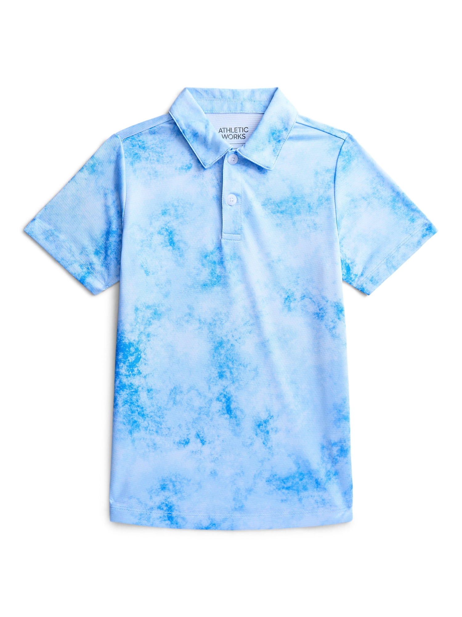 Athletic Works Boys Short Sleeve Polo, Sizes 4-18