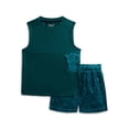 thumbnail image 1 of Athletic Works Boys Sleeveless Tank Top and Shorts Set, 2-Piece, Sizes 4-18, 1 of 3