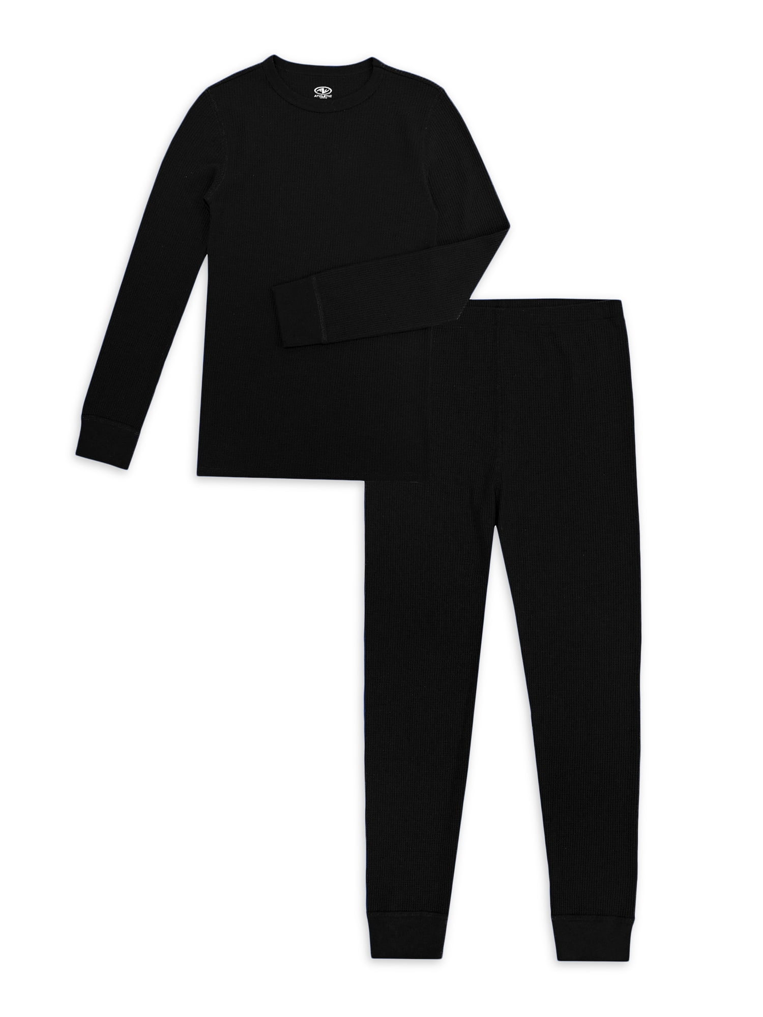 Athletic Works Boy s Thermal Top Bottom Set Sizes XS XXL Walmart