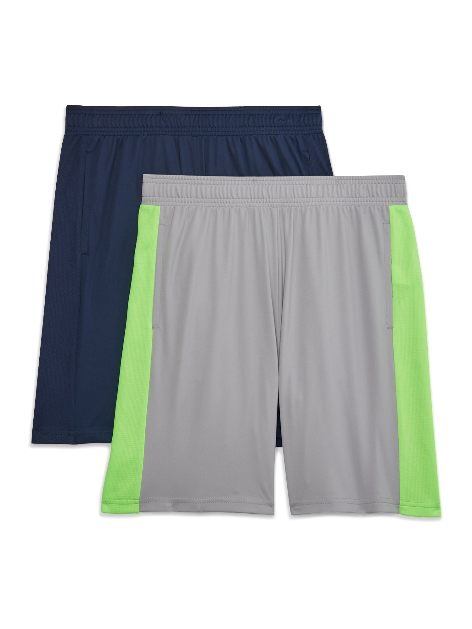 Athletic Works Boys 418 & Husky DriWorks Performance Core Shorts, 2