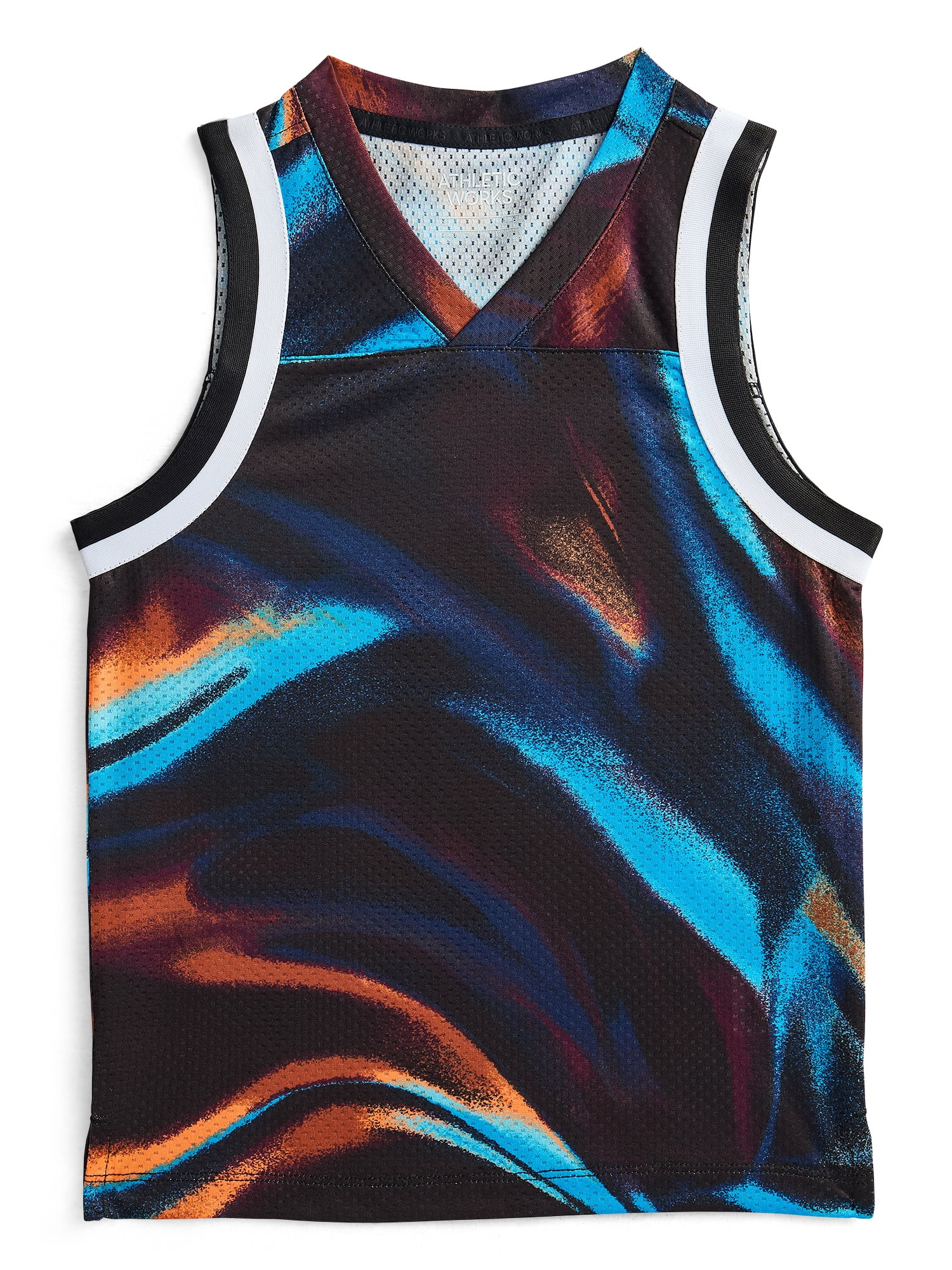 Athletic Works Boys' Basketball Tank Top, Sizes 4-18 & Husky