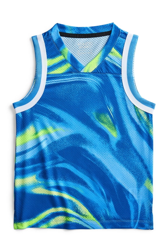 Boys' Basketball Tank Top, Sizes 4-18 & Husky