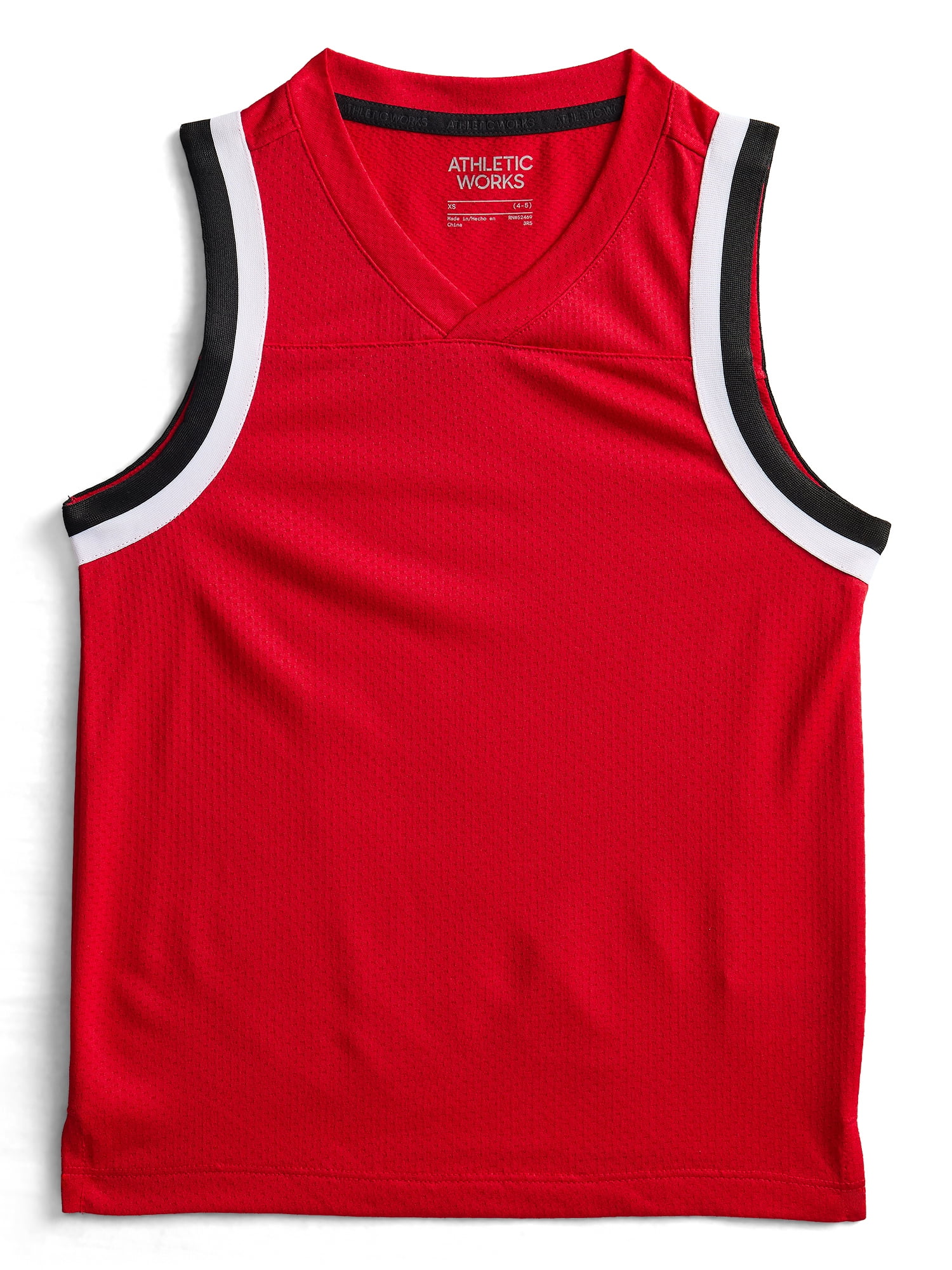 Athletic Works Boys' Basketball Tank Top, Sizes 4-18 & Husky