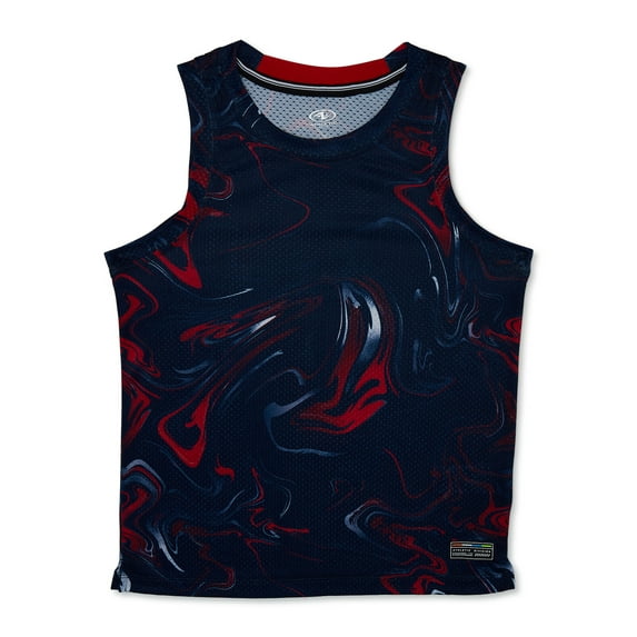 Athletic Works Boys Active Basketball Tank, Sizes 4-18 & Husky