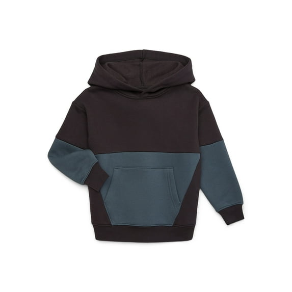 Athletic Works Boys Active Fashion Fleece Hoodie, Sizes 4-18