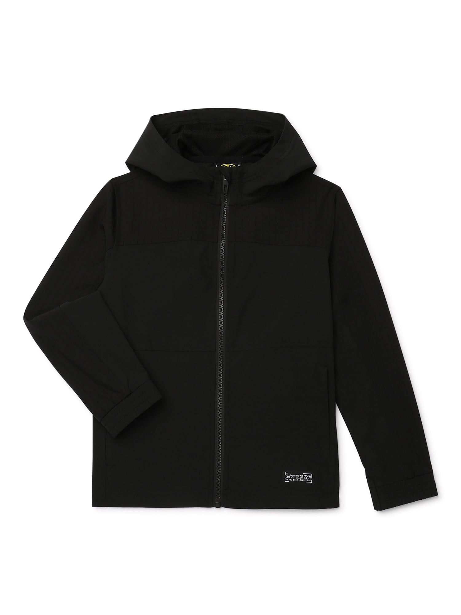 Athletic Works Boys Active Full Zip Jacket Sizes 4 18 Husky Walmart