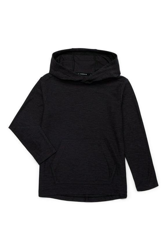 Boys Active Long Sleeve Hoodie, Sizes 4-18 Husky