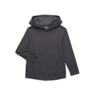 Athletic Works Boys' Active Hoodie with Long Sleeves, Sizes 4-18 & Husky