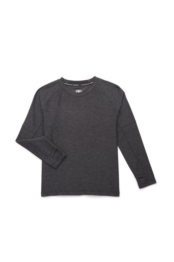 Boys Active Long Sleeve Buttercore Top, Sizes 4-18