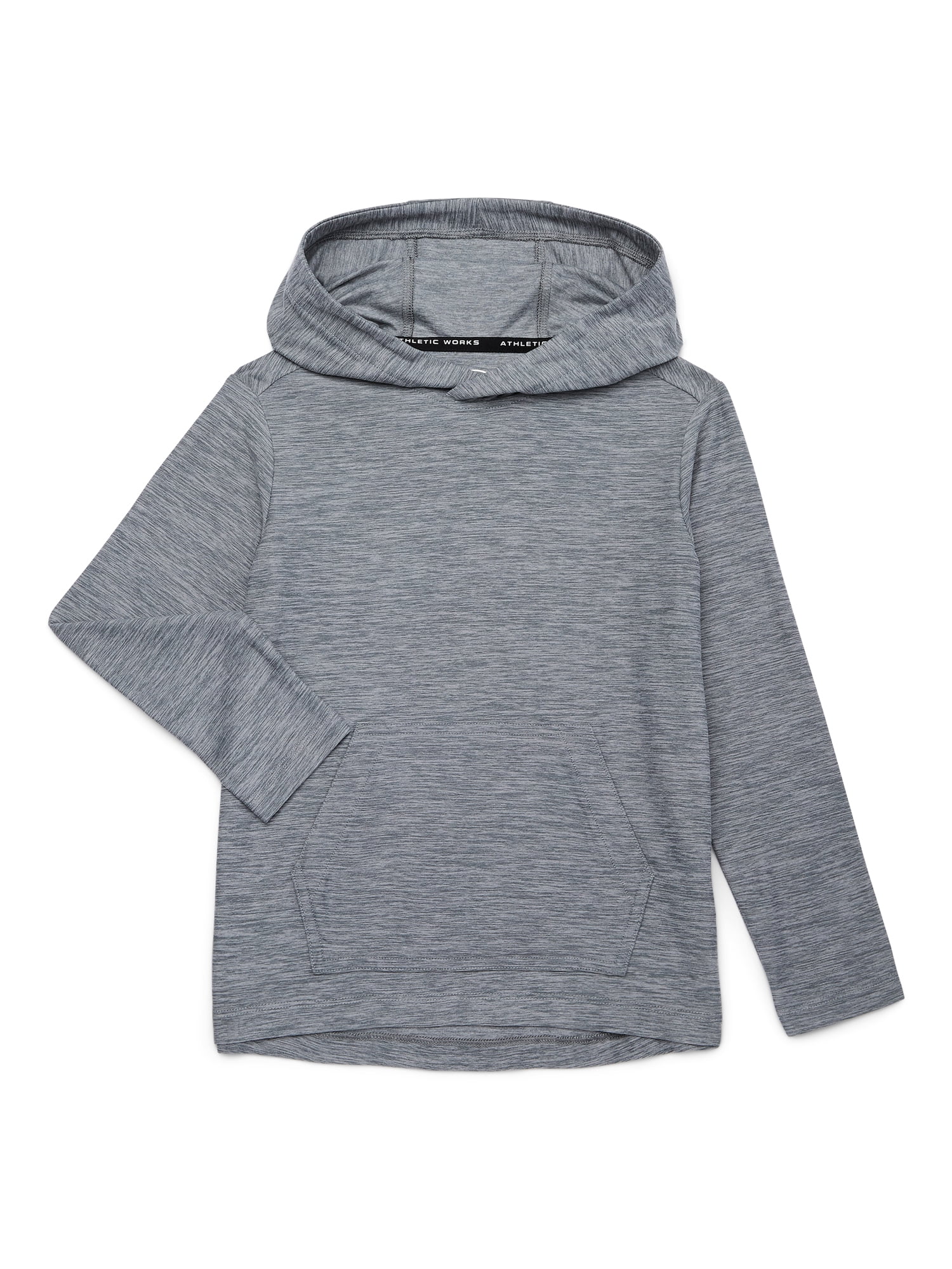 Athletic Works Boys Active Long Sleeve Hoodie, Sizes 4-18 Husky
