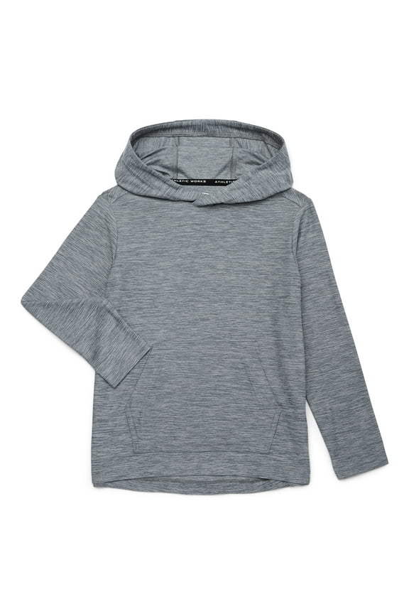 Boys Active Long Sleeve Hoodie, Sizes 4-18 Husky