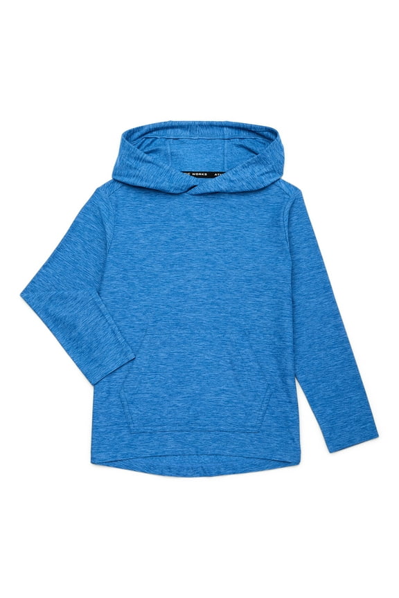 Boys Active Long Sleeve Hoodie, Sizes 4-18 Husky