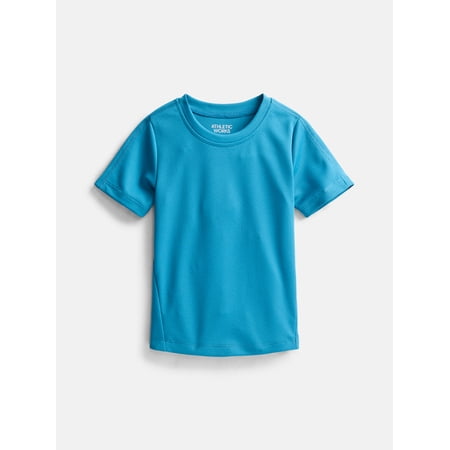 Athletic Works Boys Active Mesh Tee, Sizes 4-18 & Husky