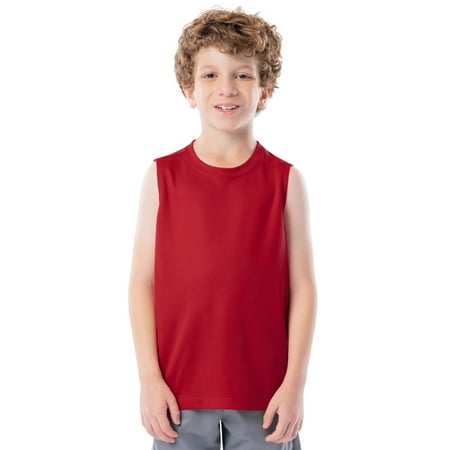 Athletic Works Boys Active Muscle Tank, Sizes 4-18 & Husky