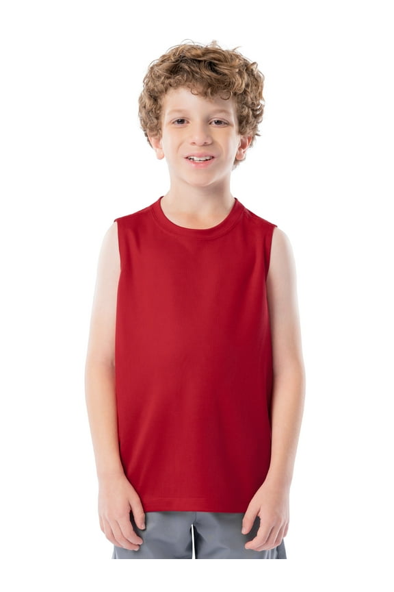 Boys Active Muscle Tank, Sizes 4-18 & Husky