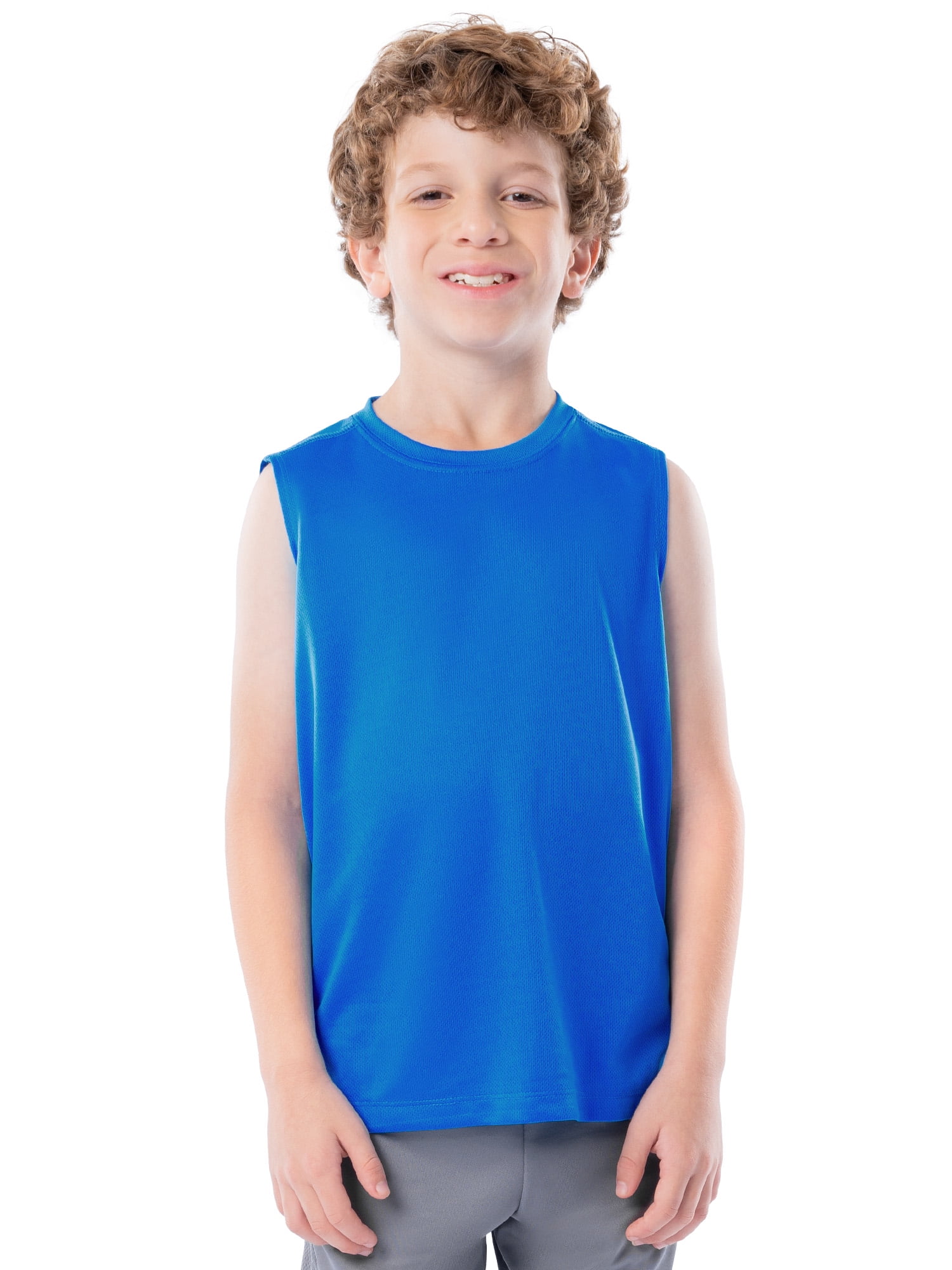 Athletic Works Boys Active Muscle Tank, Sizes 4-18 & Husky