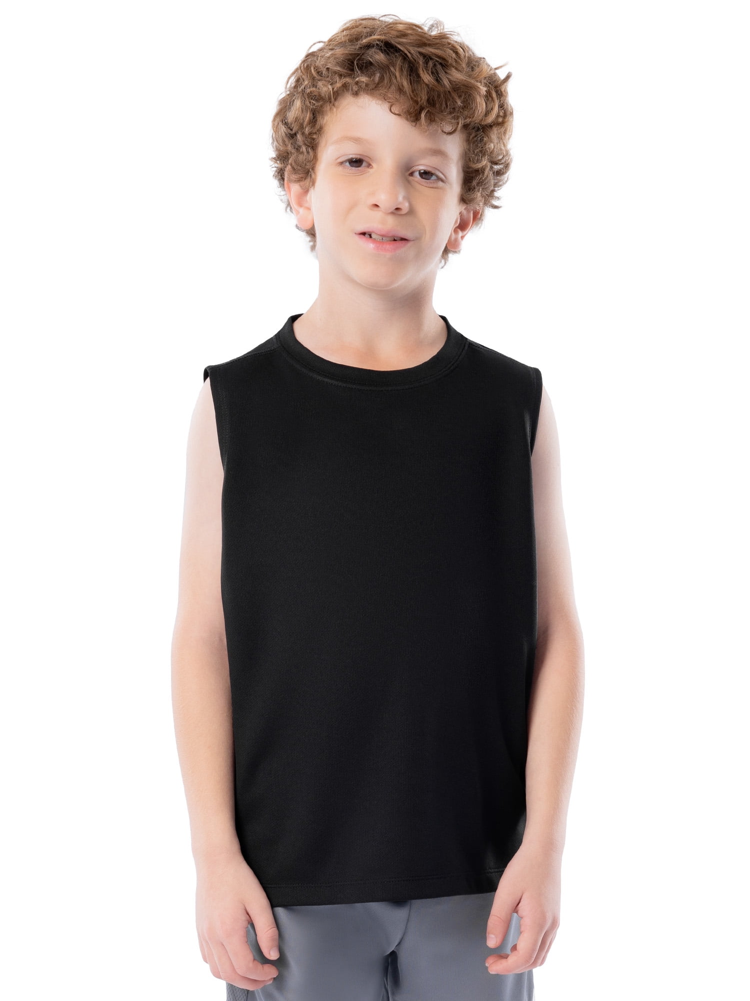 Athletic Works Boys Active Muscle Tank, Sizes 4-18 & Husky