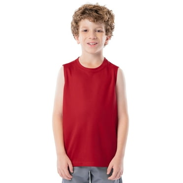 Athletic Works Boys Active Muscle Tank, Sizes 4-18 & Husky