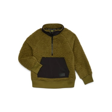 Athletic Works Boys Active Outdoor Fleece Pullover, Sizes 4-18