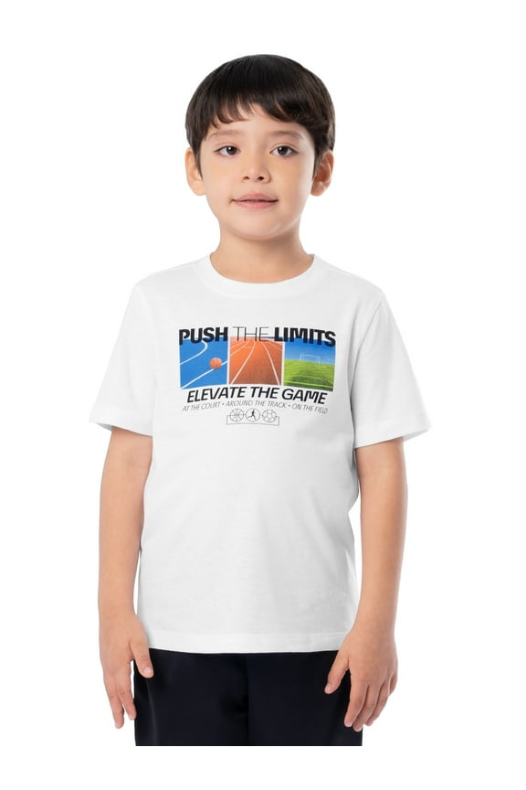 Boys Active Short Sleeve Graphic T-Shirt, Sizes 4-18 & Husky