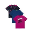 thumbnail image 1 of Athletic Works Boys Active Solid & Graphic Short Sleeve T-shirt, 3-Pack, Sizes 4-18 & Husky, 1 of 13