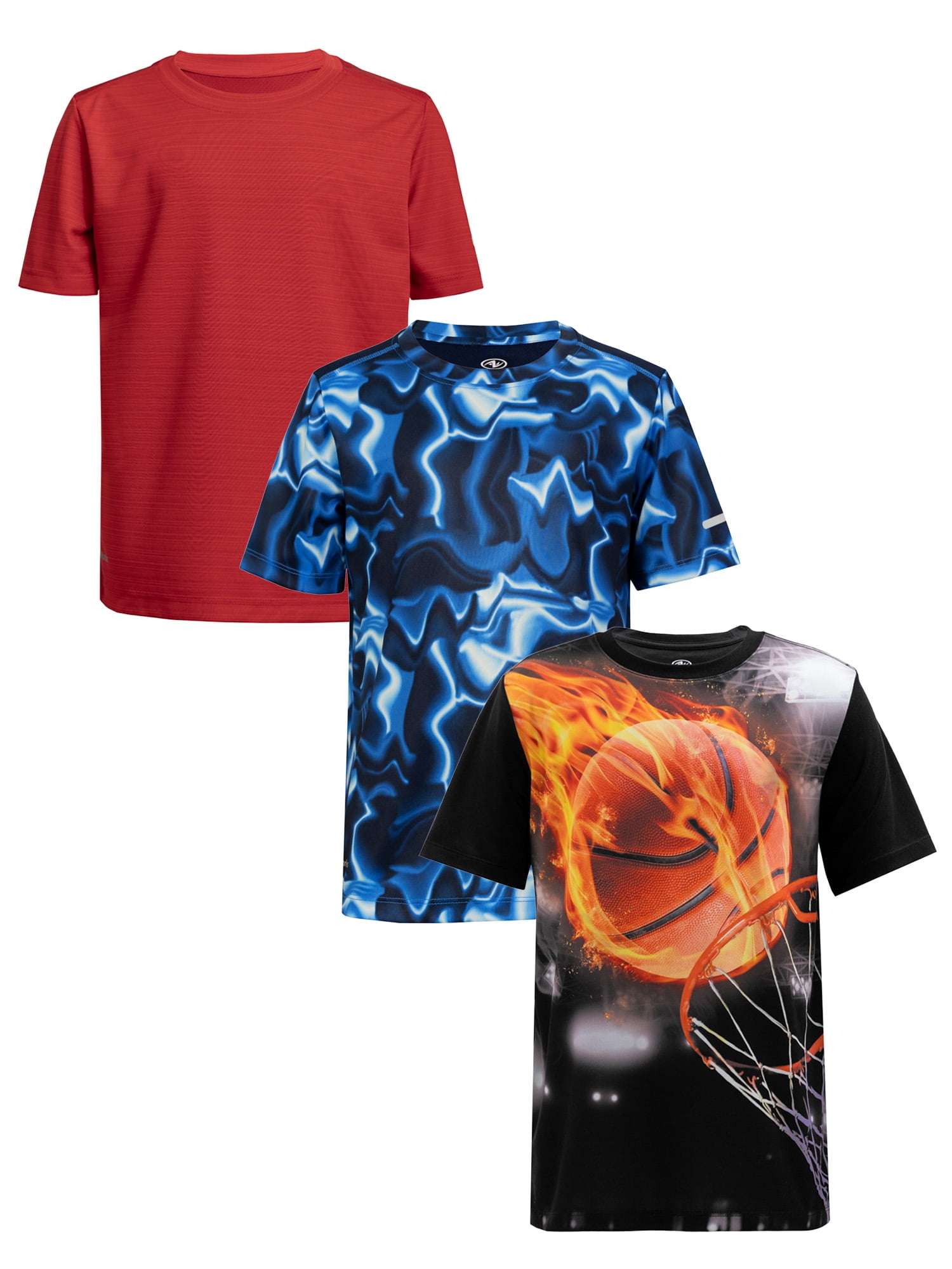 Athletic Works Short Sleeve T-Shirts - Moisture-Wicking - Walmart.com