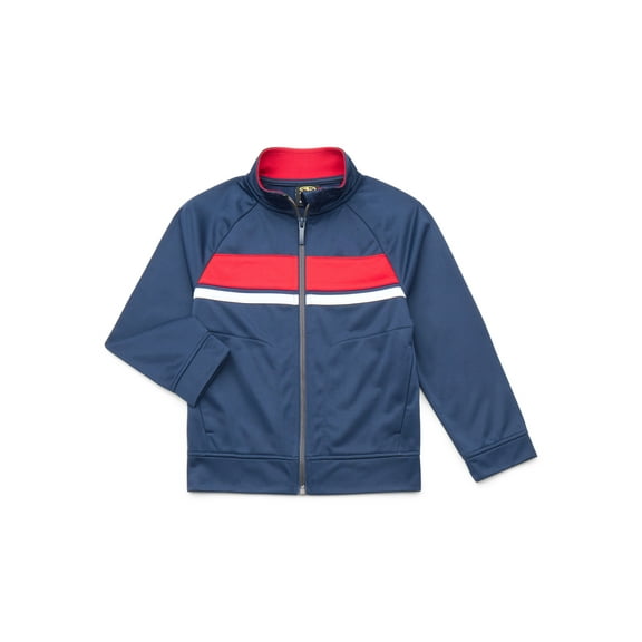 Athletic Works Boys Active Track Jacket, Sizes 4-18 & Husky