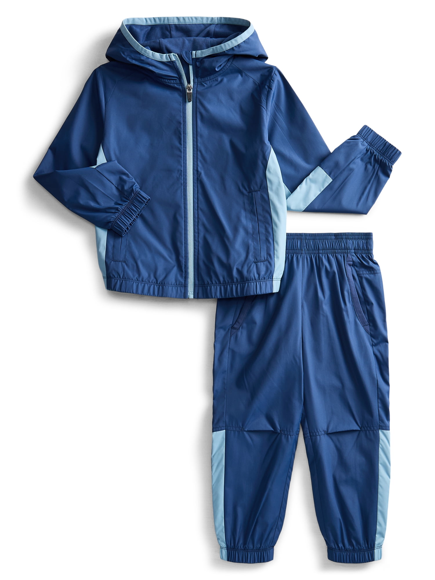 Athletic Works Boys Active Track Jacket and Jogger Pants Set, 2-Piece, Sizes 4-18 & Husky