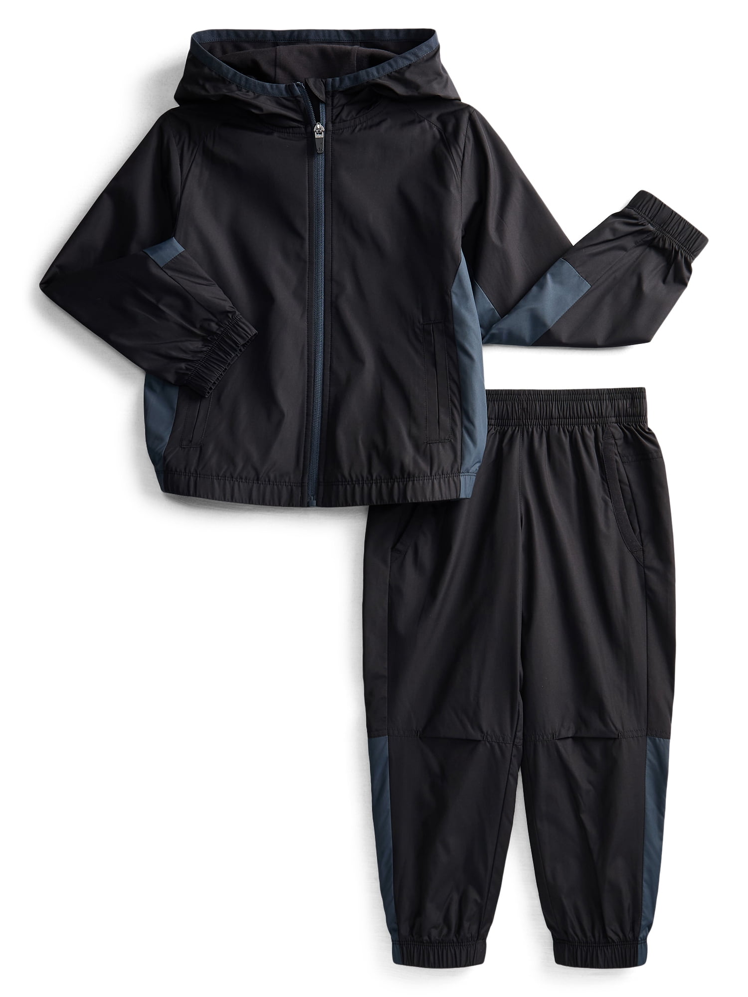 Athletic Works Boys Active Track Jacket and Jogger Pants Set, 2-Piece, Sizes 4-18 & Husky