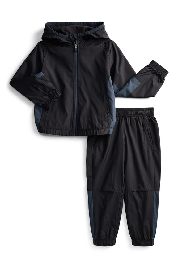 Boys Active Track Jacket and Jogger Pants Set, 2-Piece, Sizes 4-18 & Husky