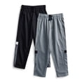 thumbnail image 1 of Athletic Works Boys Active Training Pants, 2-Pack, Sizes 4-18 & Husky, 1 of 3