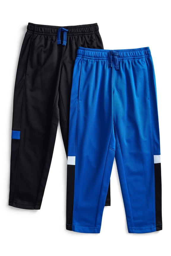 Boys Active Training Pants, 2-Pack, Sizes 4-18 & Husky