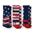 thumbnail image 1 of Athletic Works Boys Crew Socks, 3-Pack, 1 of 2
