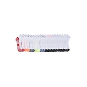 Athletic Works Boys Cushioned Ankle Socks, 10-Pack S (4-8.5) - L (3-9)